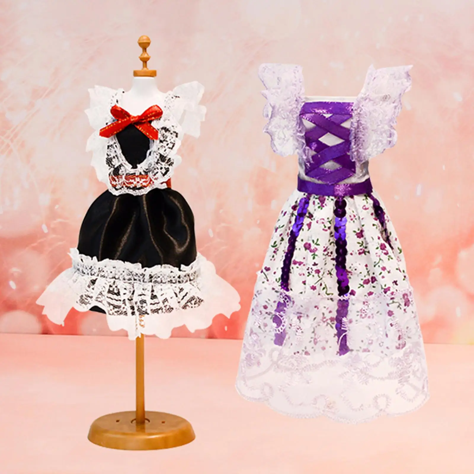 Kids' Sewing Kits Doll Clothes Dress with Mannequin Creativity Learning Toys Arts and Crafts Fashion Design Kit for Girls Teen