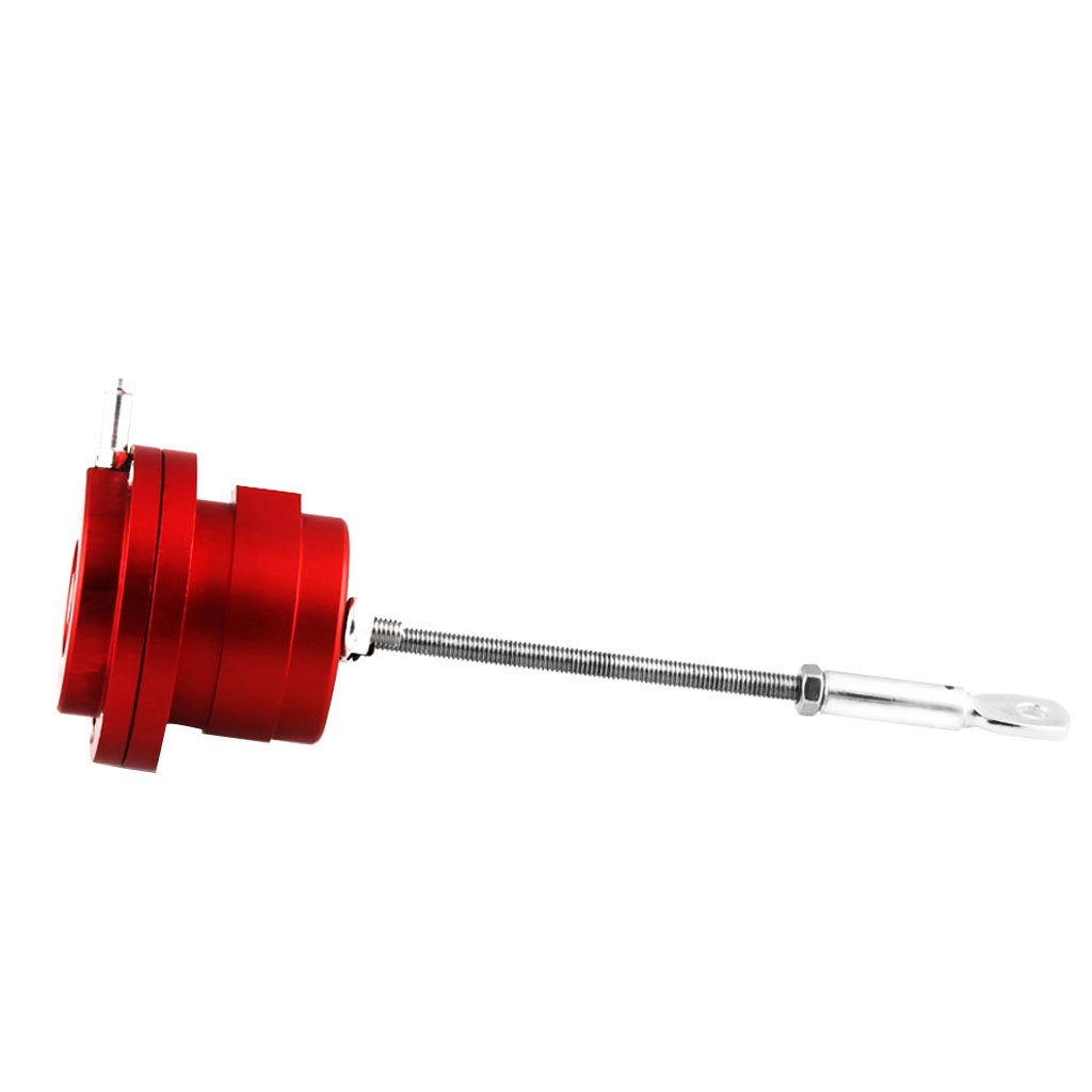 Turbo Adjustable Wastegate Actuator Universal w/ 6 x spring & 4 x Rod Black