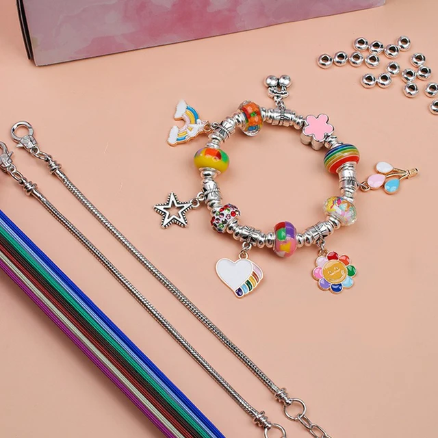  ALIYES Charm Bracelet Making Kit for Teens Girls,Super