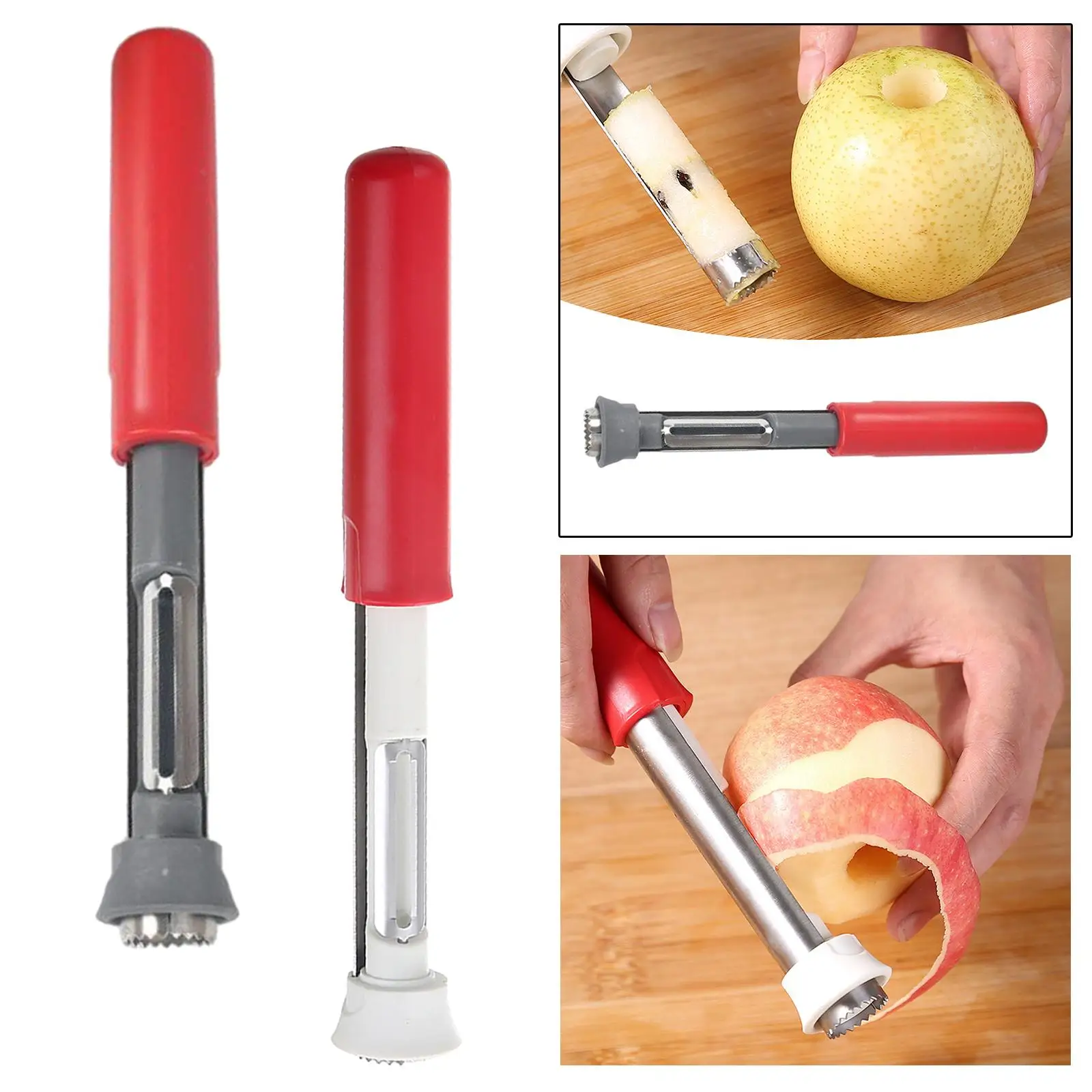 Apple Corer Cutter Premium with Comfortable Handle Portable Apple Core Extractor for Apple Fruit Baking Apples Pineapple Pears