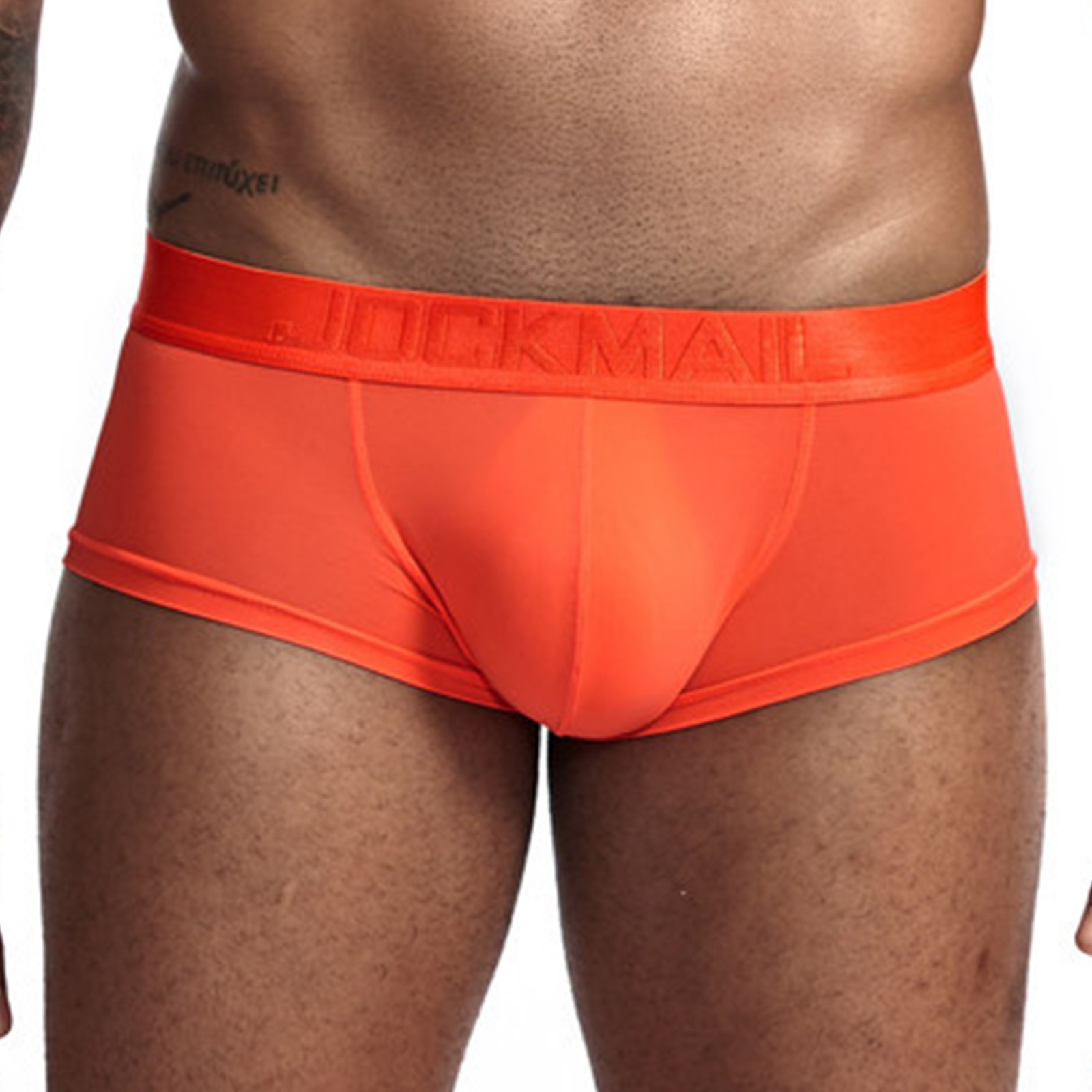 Title 12, Roupa interior masculina jockmail boxer de seda...