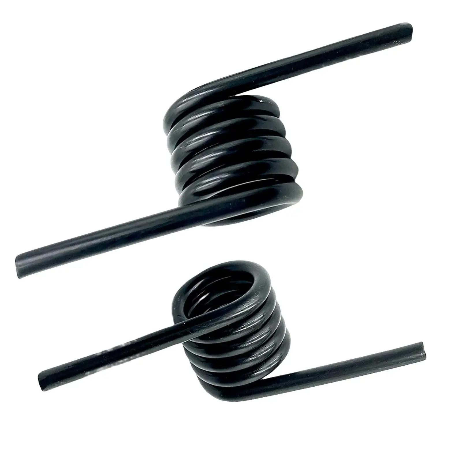 2Pcs Torsion Ramp Spring 3034278 Left & Right Hand Black Replacement Part High Strength for Trailer Ramps Durable Professional