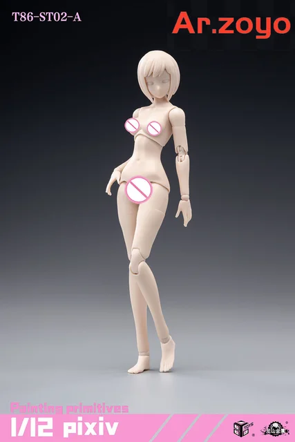 i8 TOYS Hainiu Studio 1/12 Scale Large Bust Body Pale for Female Action  Figure : : Toys & Games