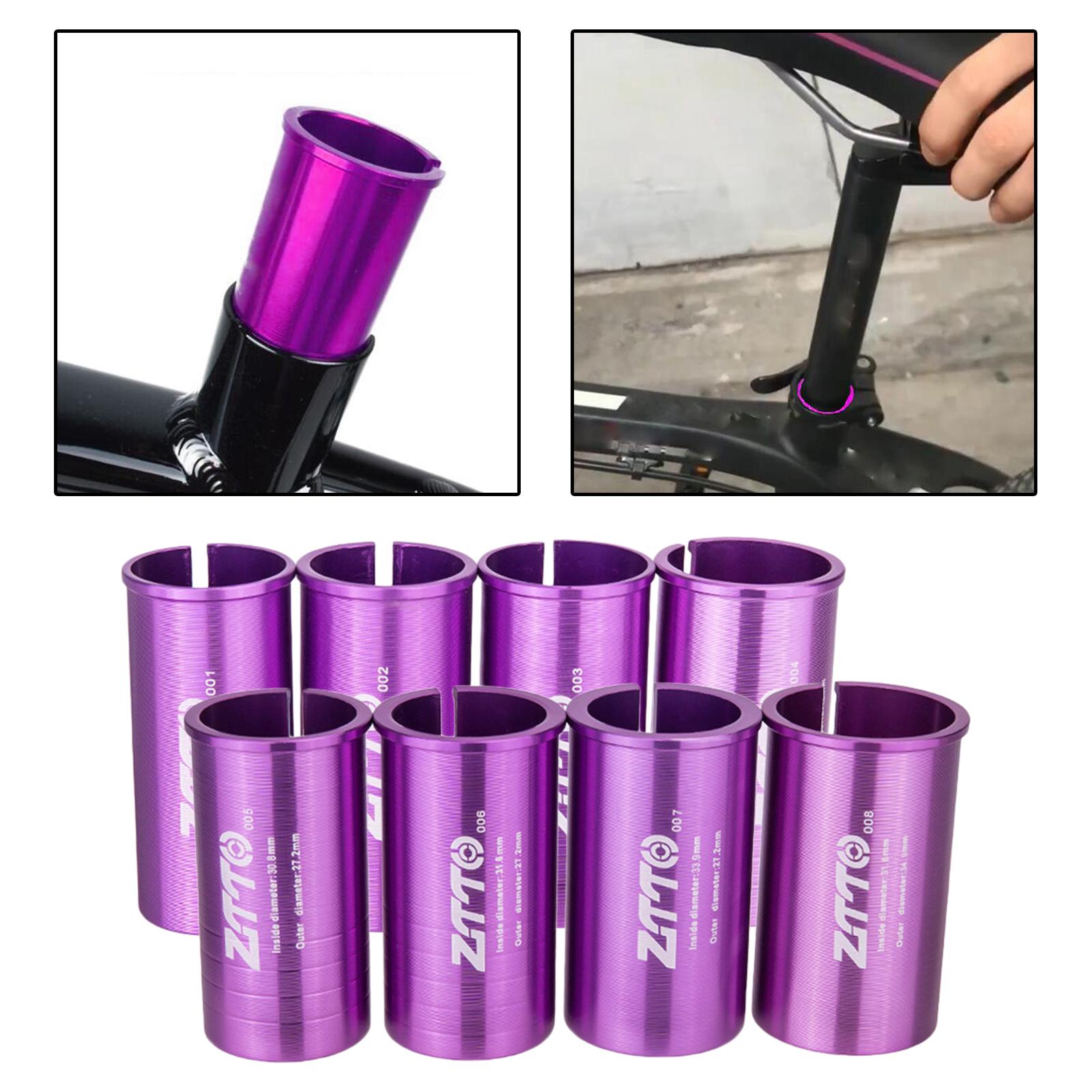 Bicycle Seatpost Shim Aluminum Alloy Reducing Sleeve Adapter for  Gear