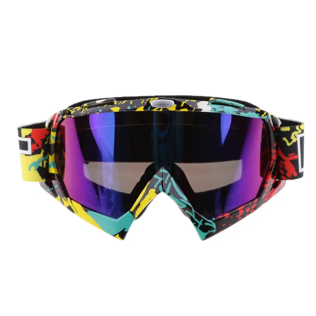 UV Protection Motorcycle Riding Goggles Over Glasses Ski/Snowboard Eyewear for