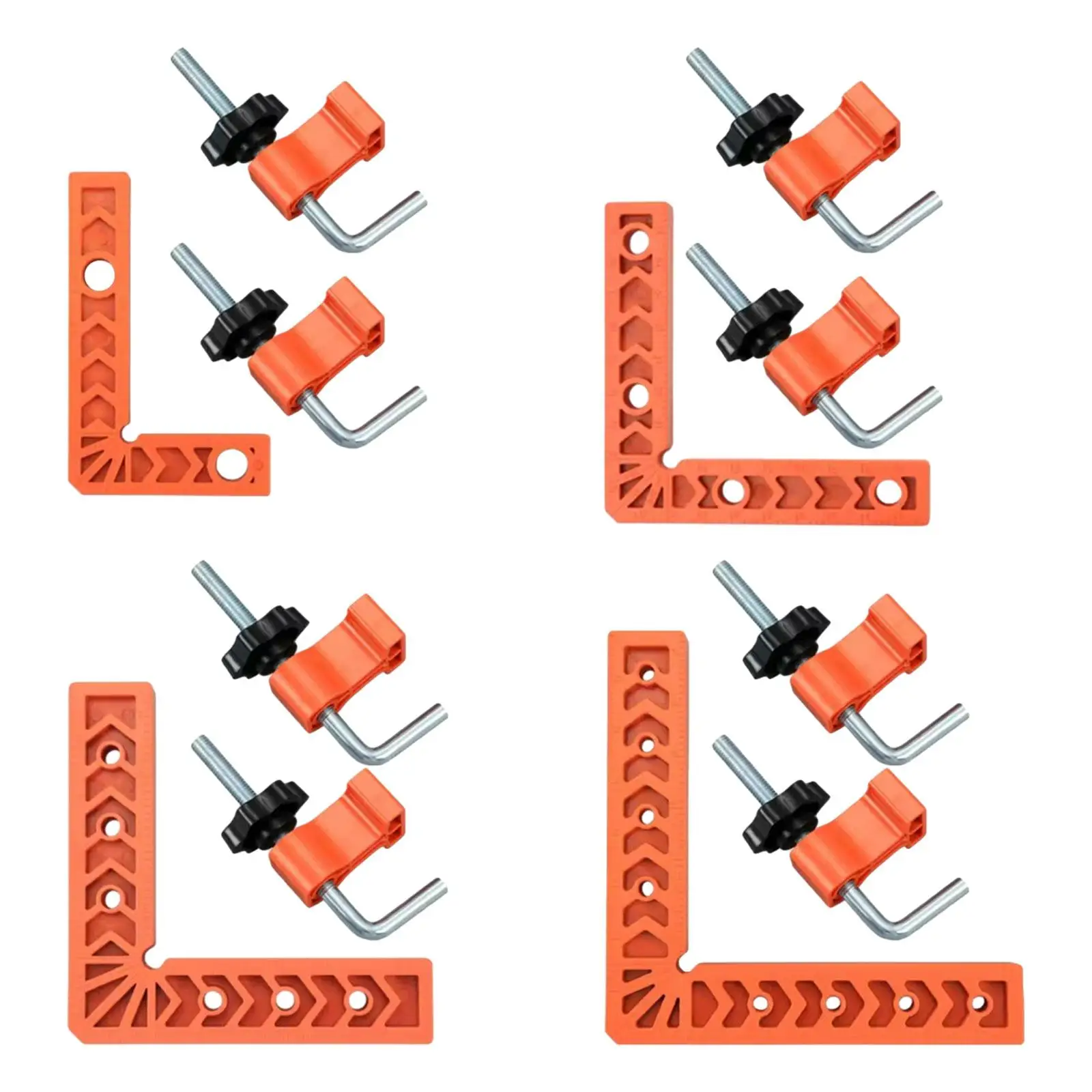 90 Degree Corner Clamp Carpentry Squares Professional L Type Woodworking Tool Positioning Square for Cabinets, Picture Frames