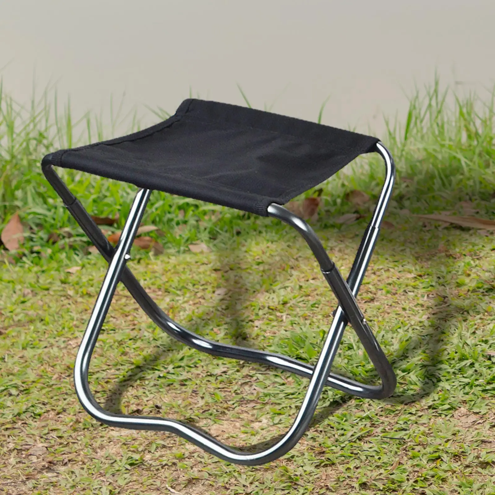 Camping Chair Durable Aluminum Alloy Bracket Collapsible Easy to Carry Fishing Chair for Camping Hiking Lawn