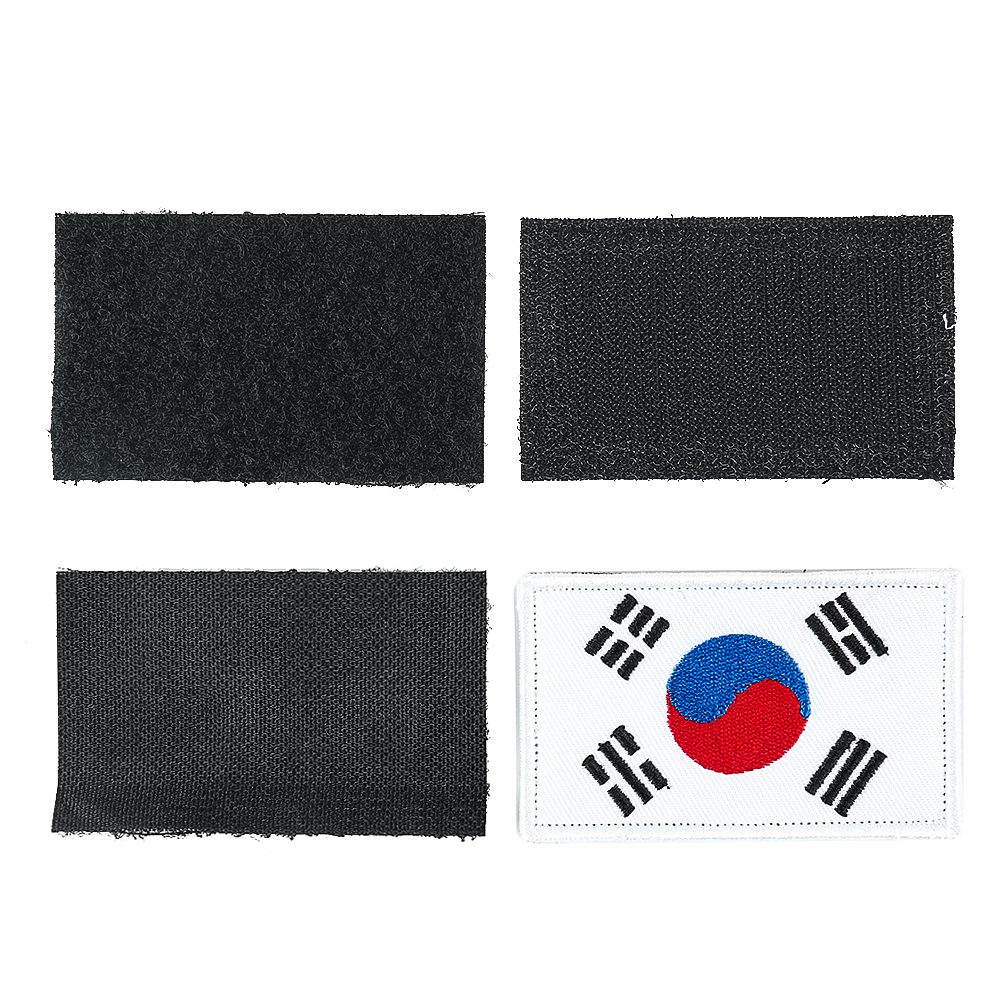 1 Stück Korea-Flagge Magische Aufnäher Tai Chi Figur Emblem Armbinde Kleidungsdekoration Zubehör DIY Bekleidung Nähzubehör – Detail 4