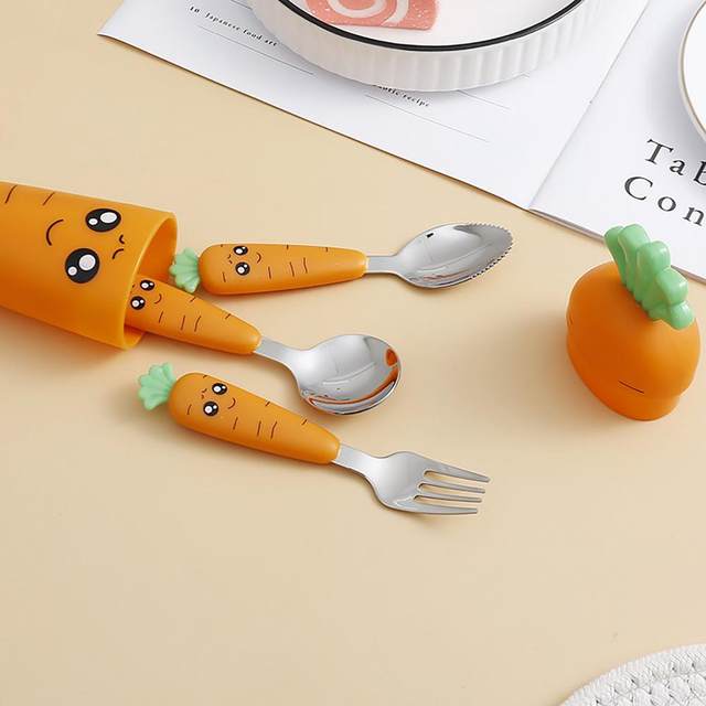 Cute Carrot Kitchen Utensils Set Plastic Rice Spoon Non - Temu