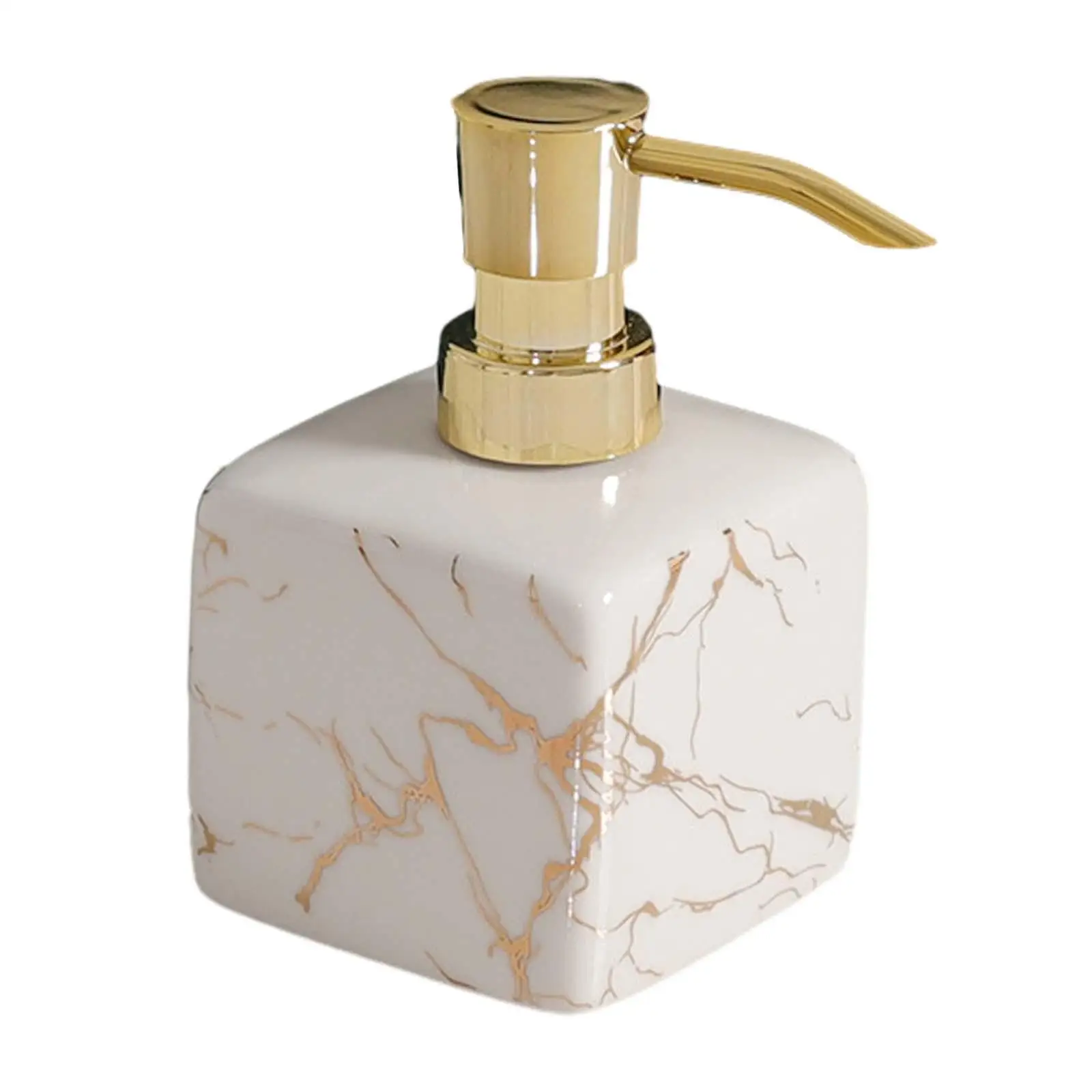 Liquid Soap Dispenser with Pump Multipurpose Ceramic Bottle Soap Dispenser for Vanity Restaurant Body Wash Bathroom Shampoo