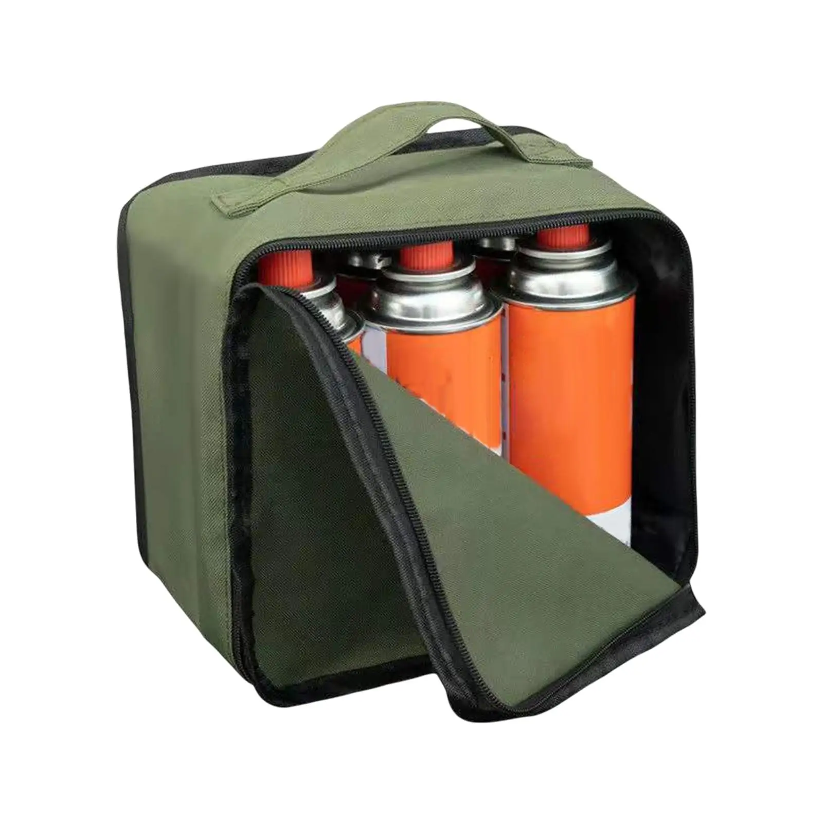 Gas Tank Storage Bags Durable Protect Bag Stable Convenient Canvas Tool Bag for Outdoor Kitchen Cooking Picnic Backpacking