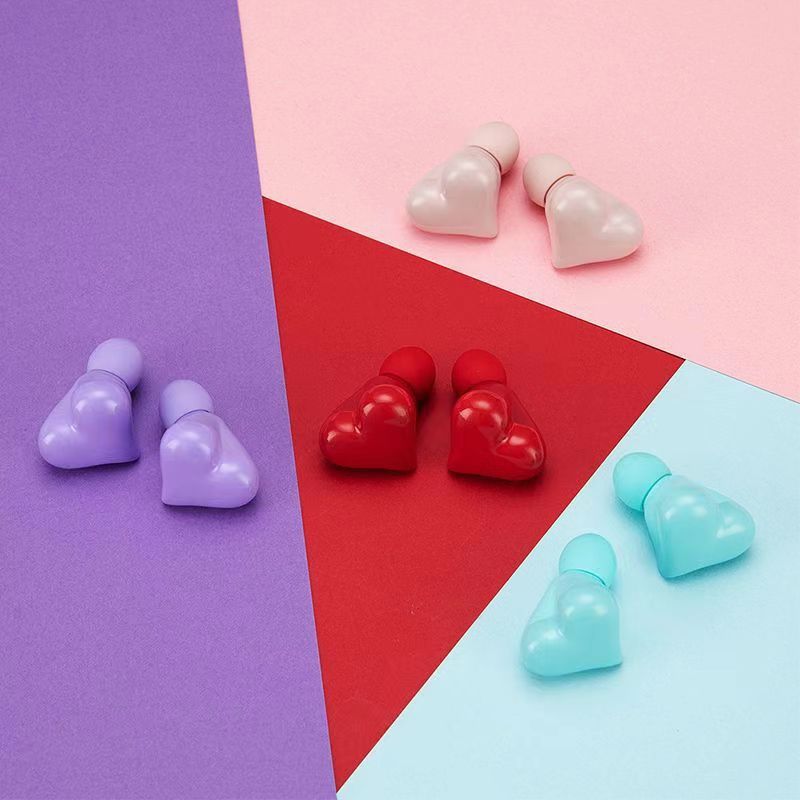 Title 2, New Heartbags Heart shaped Earphones Cute Girls...