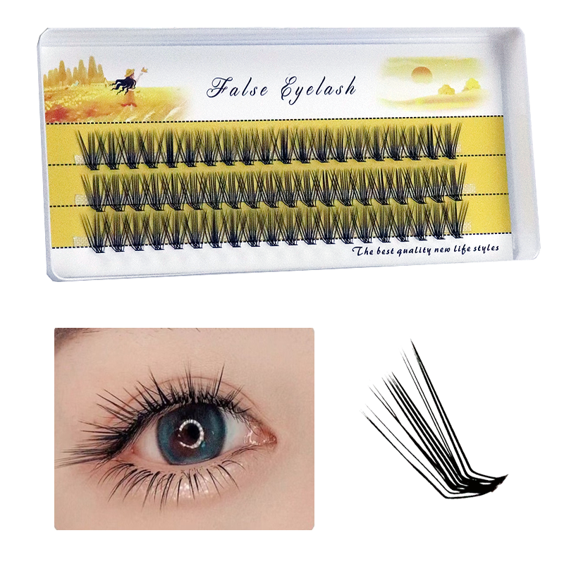 Best of New 20D L Curl Eyelash Cluster 3D Russia Natural Individual Eyelashes 1 Box / 60 Bunches Mink Lashes Extension Makeup Wholesale Reviews & Tips - Image 3