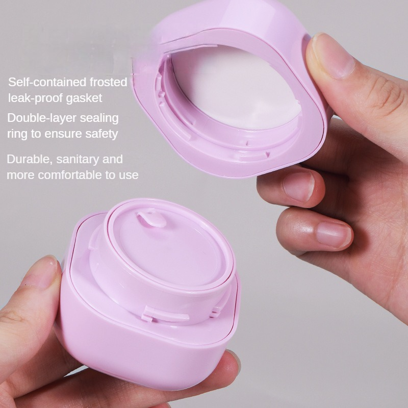 Best of 20 / 30 / 50g Macaron Square Refillable Bottles Empty Bottle Face Cream Lotion Jar Plastic Empty Cosmetic Pot Travel Accessories Reviews & Tips - Image 3