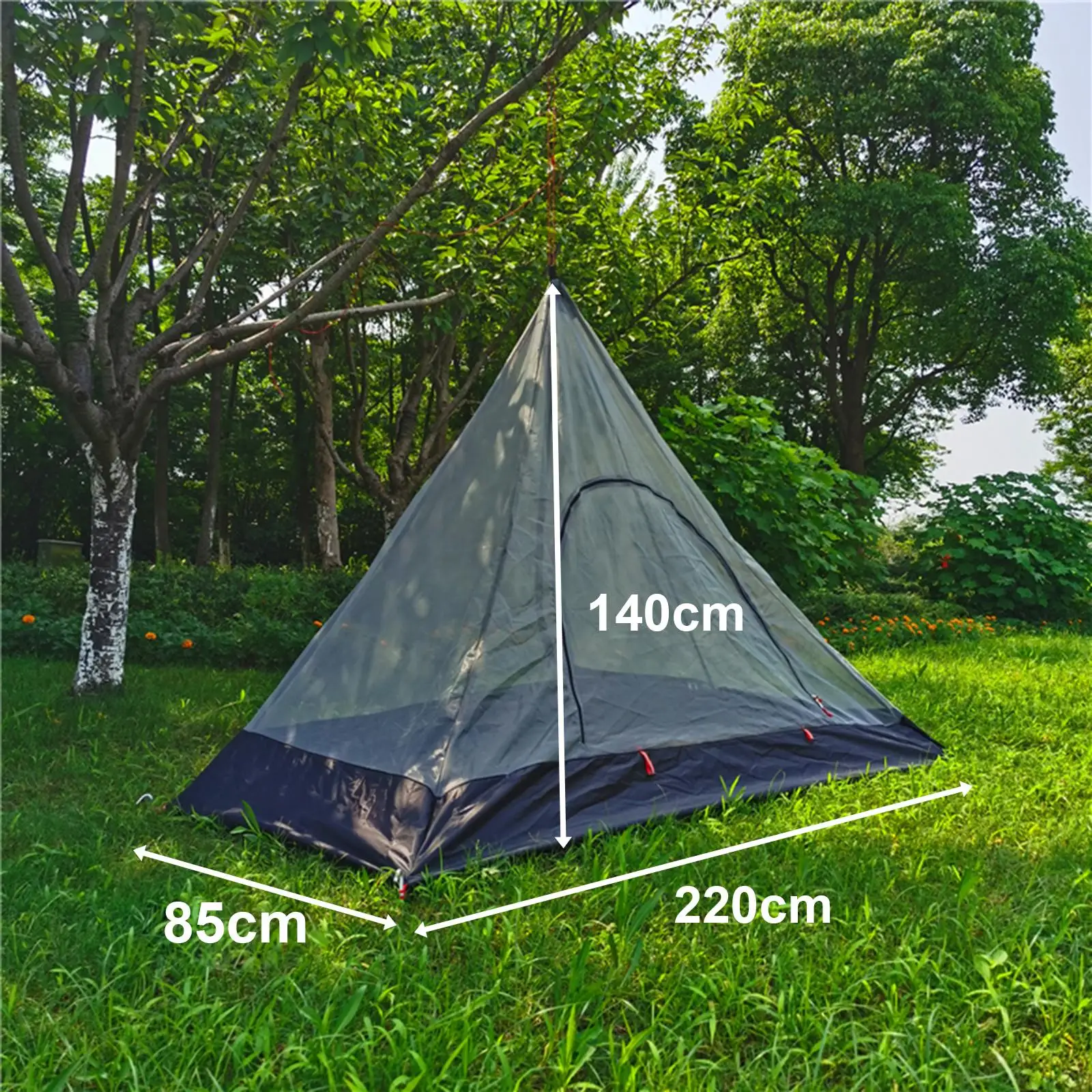 Outdoor Tents Teepee Waterproof   Family Pyramid Tent Camping