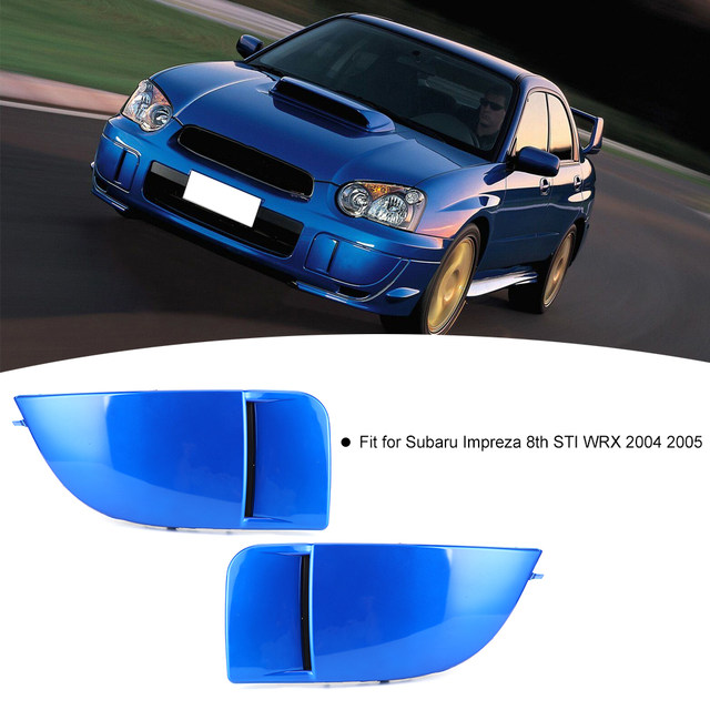 Carbon Fiber Fog Light Bumper store Bezel Cover Caps For 04-05 Subaru Impreza Wrx Sti