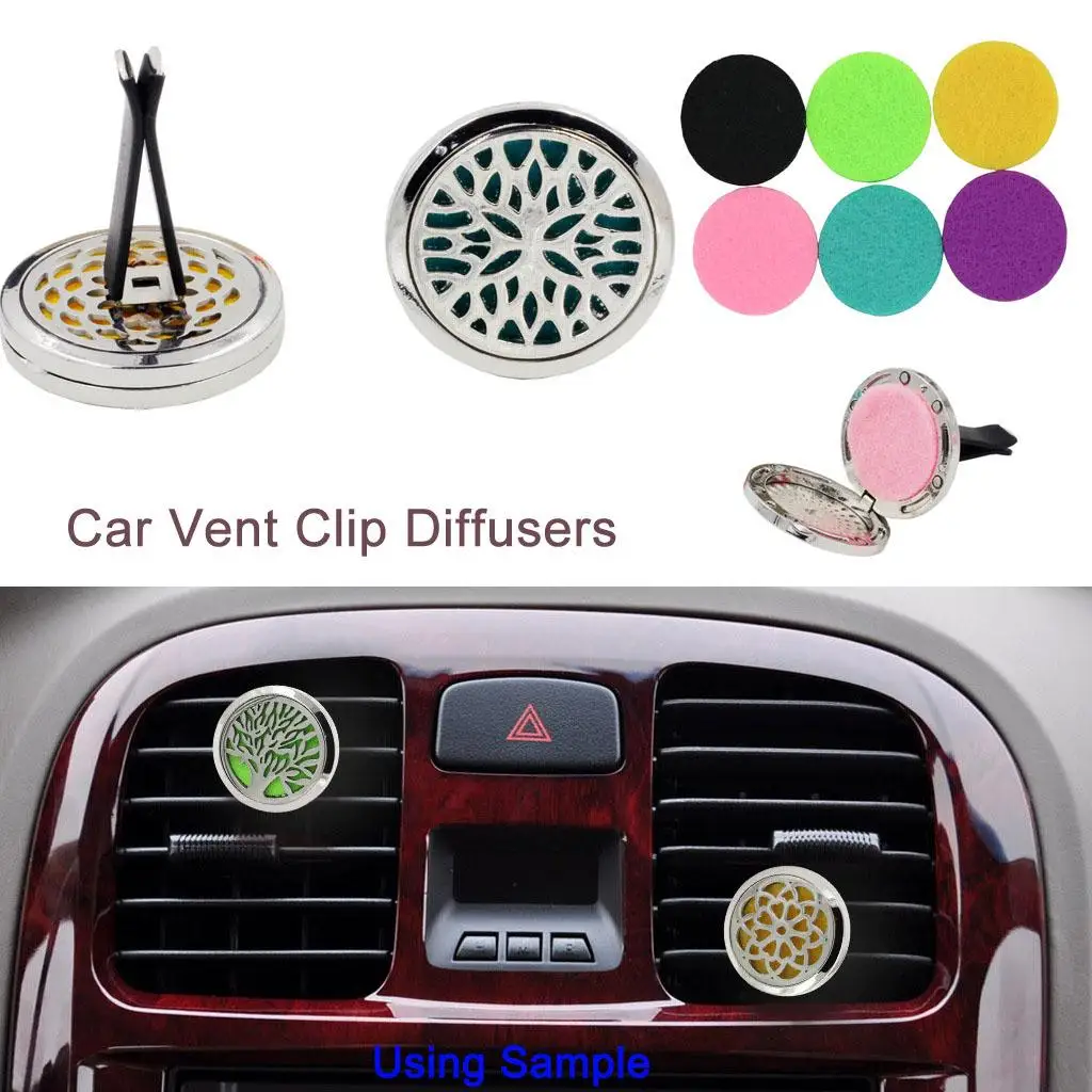 Auto Car Air Freshener Vent Clip Air Outlet Perfume Lasting Fragrance 10