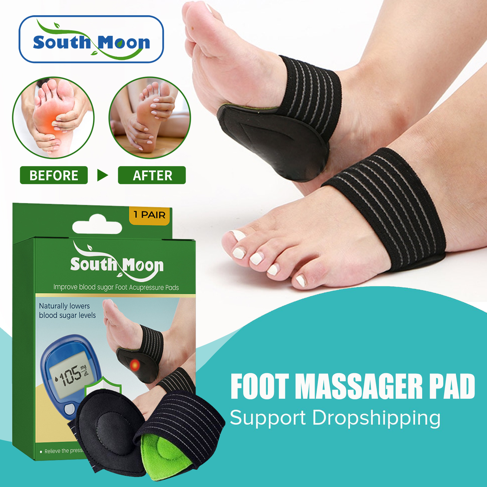 Best of Foot Acupressure Pads Relief Feet Pain Improve Physical Fatigue Sleeping Blood Circulation Regulate Body Health Reflexology Pad Reviews & Tips