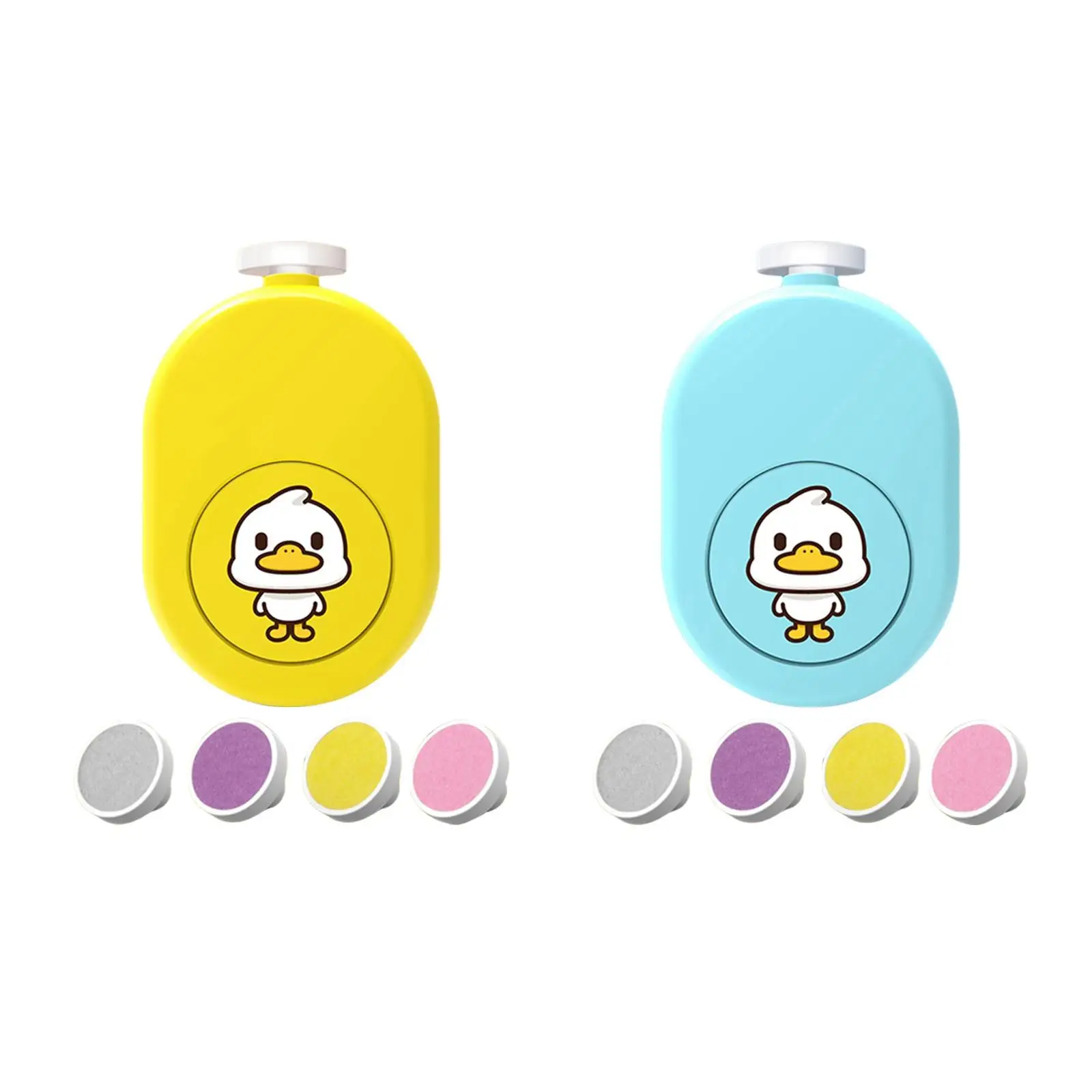 Cute Electric Baby Manicure Set Nail Fingernails Polishing Baby Nail Grooming Kit Nail Polisher for Infant Adults Kids