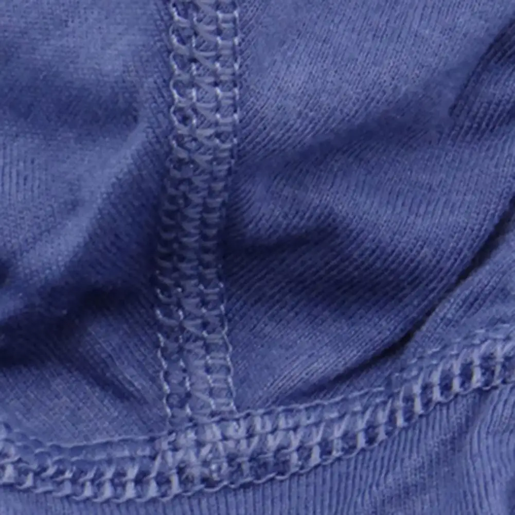 Solid Color Plus Size Comfortable Breathable Men Briefs for Living Room men's underwear styles