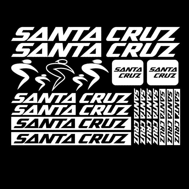 Convient à Santa Cruz 20 Stickers Autocollants Adhésifs - Vtt Velo