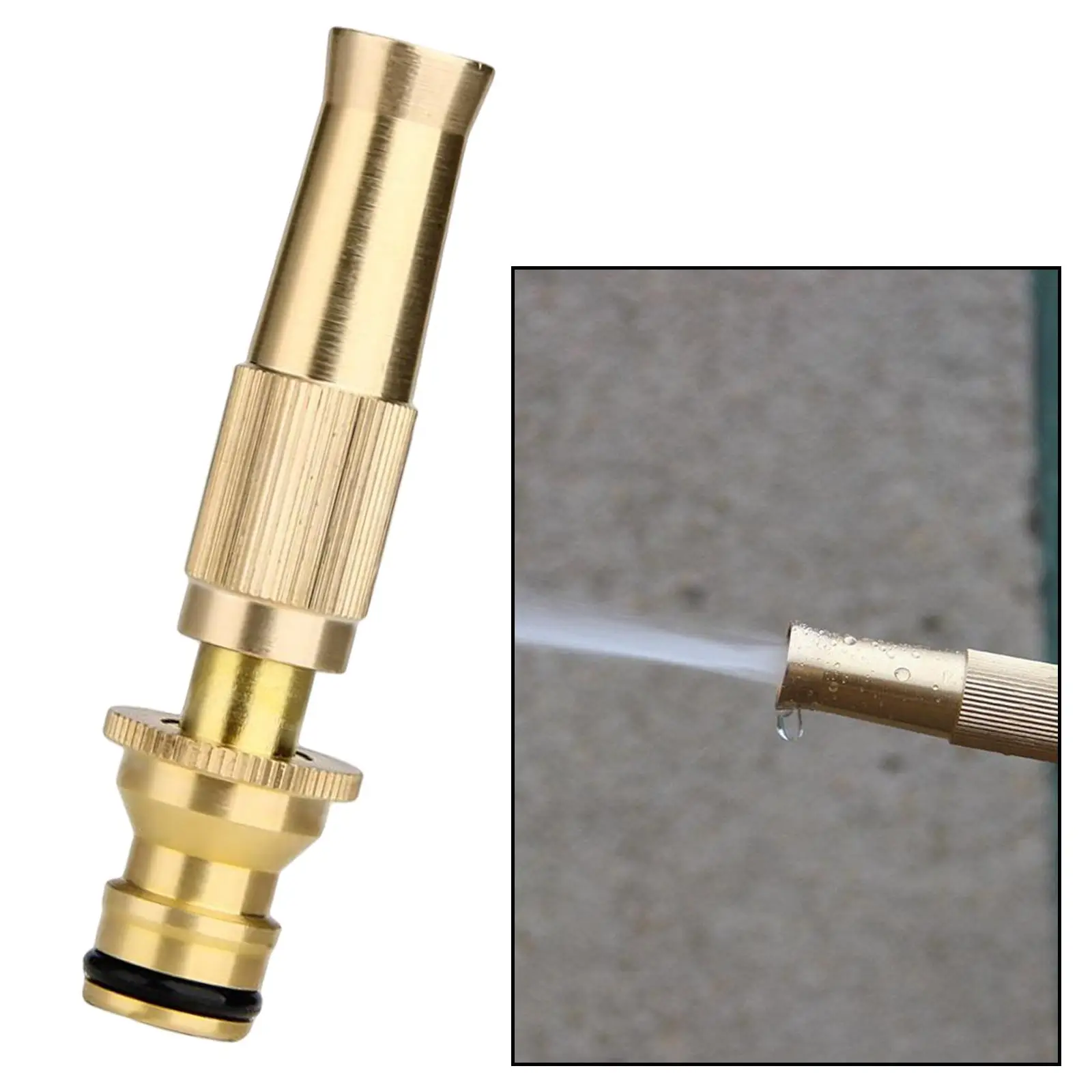 Tap Hosepipe Sprinkler System Tools Adjustable Solid Brass Hose Wand for Car