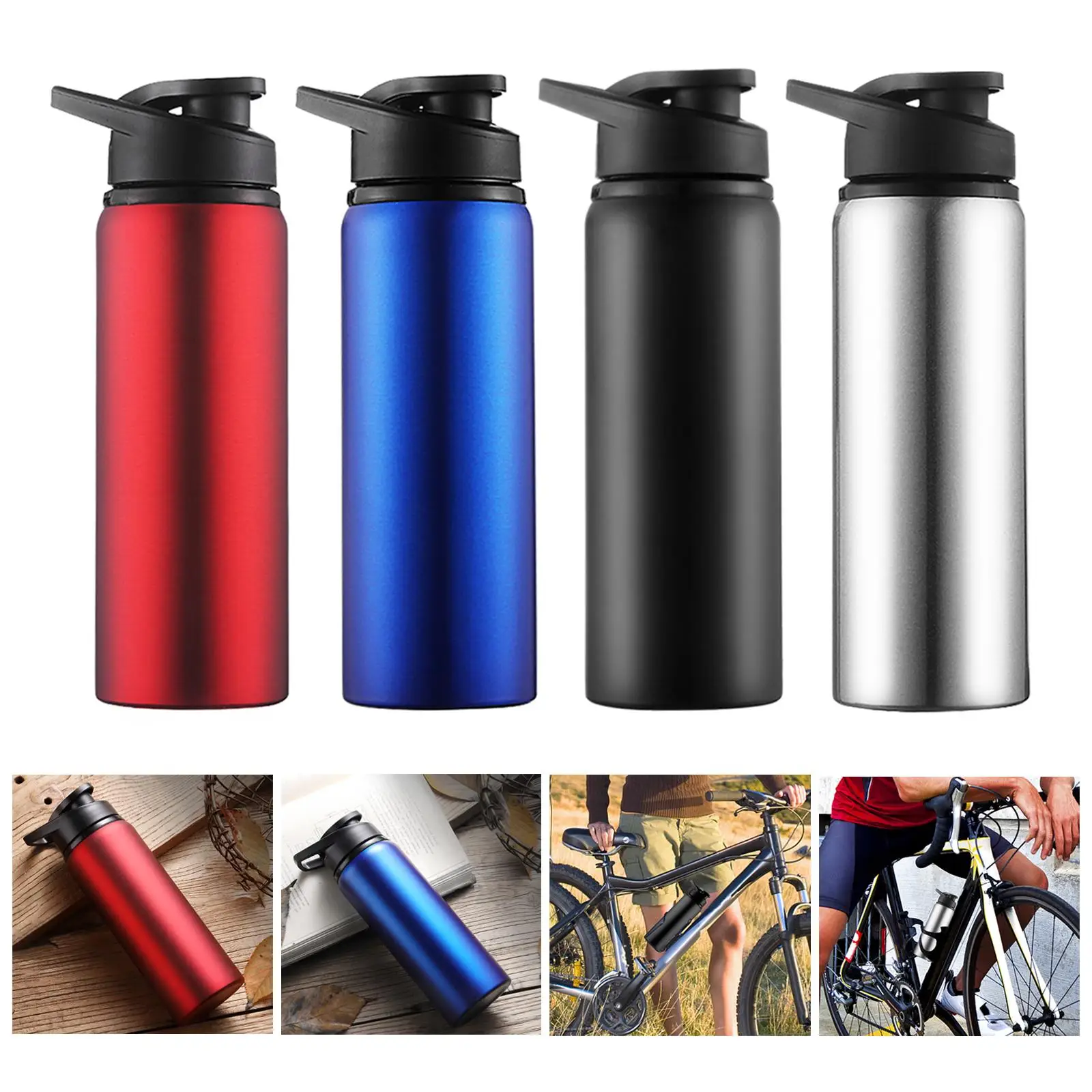Portable Water Bottle Drinking for Outdoor Fitness Workout Cycling Travel