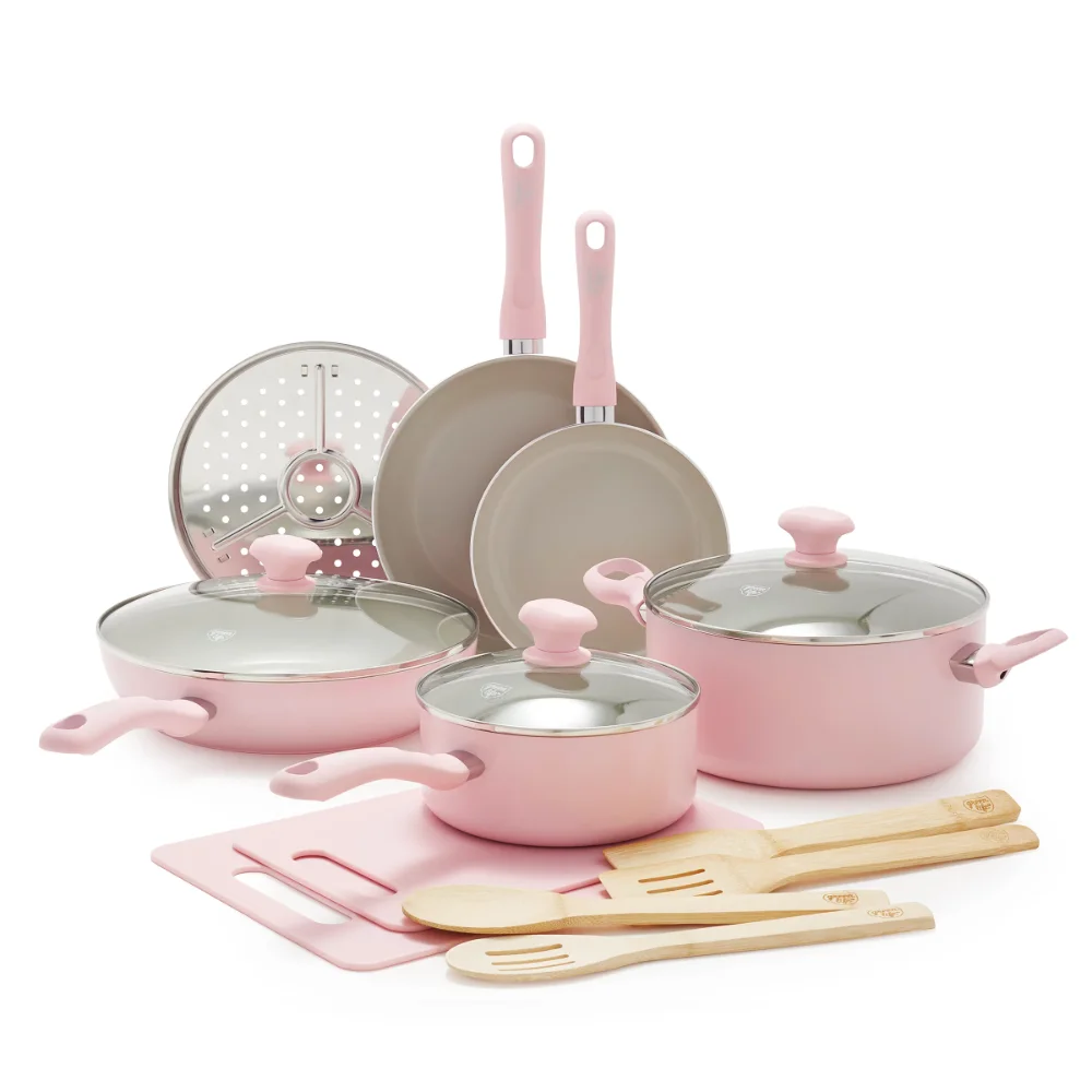 Pink Elegance Cookware Collection