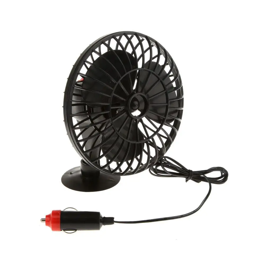 12v Cooling Fan Truck Motor Vehicle Air Cool Summer Adsorption Gift