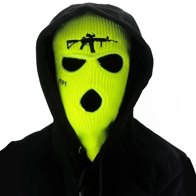 Whigetiy Balaclava Face Mask Motorcycle Tactical Face Shield Camouflage Ski  Mask Cold-proof Full Face Mask Cosplay Gangster Mask 