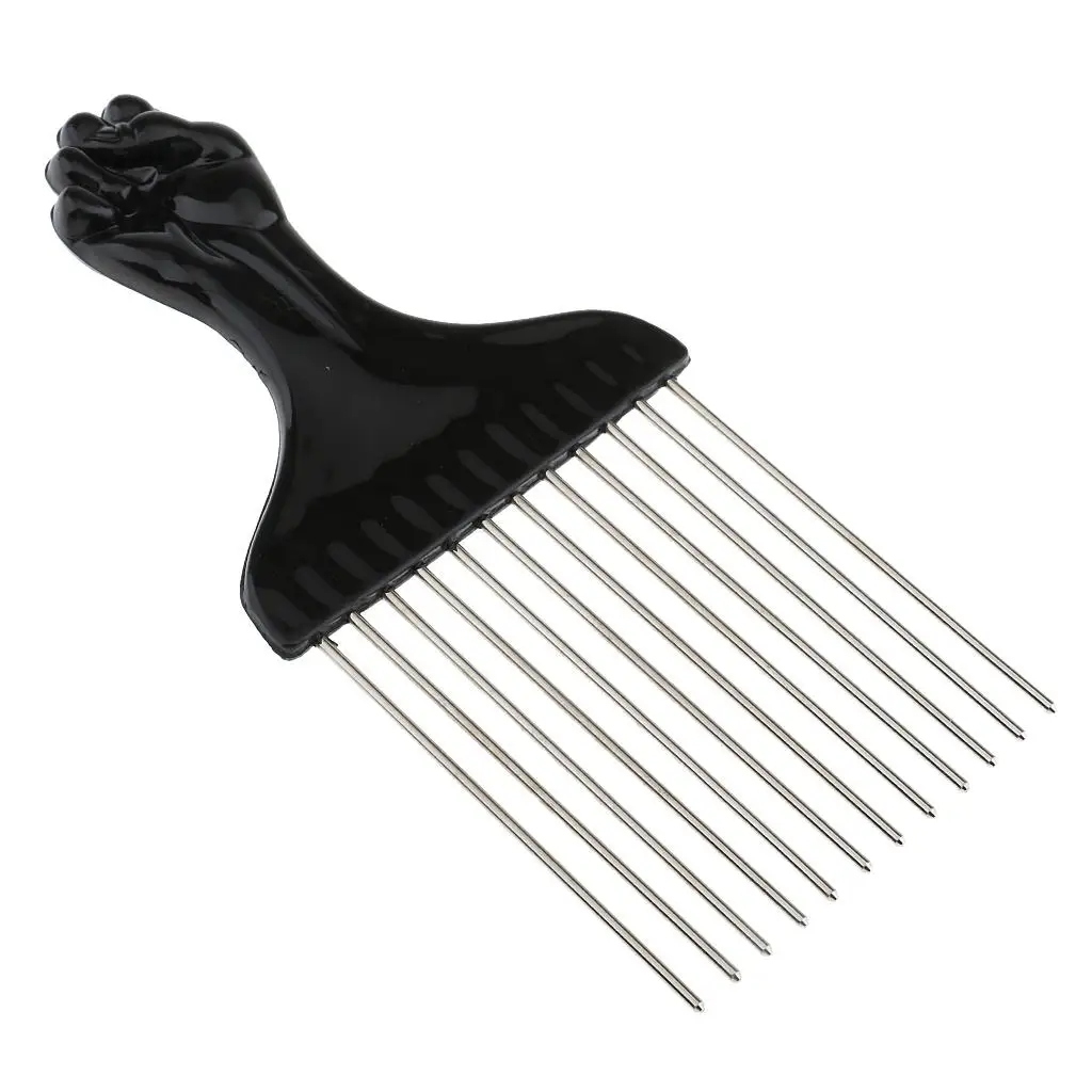 10x Stainless  Salon Hair Styling Tool Hairdressing Barbers Brush Comb