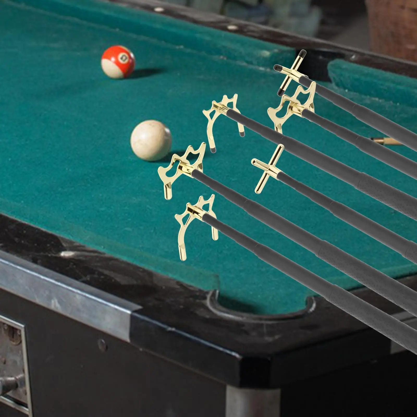 Retractable Pool Bridge Sticks, Billiards Cue Sticks with Removable Bridge Head, Anti Slip Handle Billiard Pool Cue Accessory