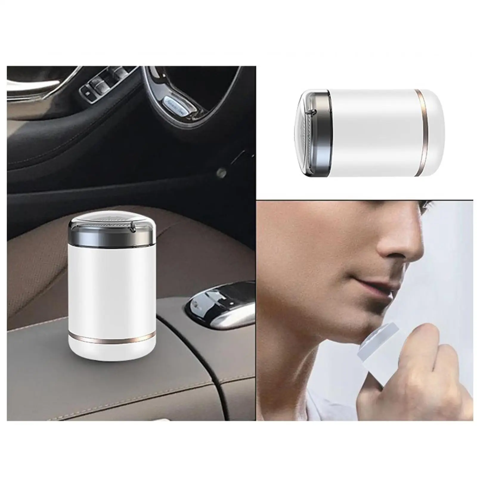 Electric Shaver for Men,Portable Mini  USB Rechargeable  Compact Rotary  for Travel Home Use
