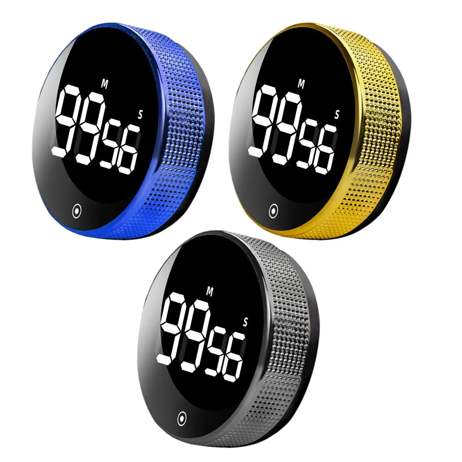Digital Kitchen Timer Magnetic Attraction Count Down Battery Powered for Home Bathroom Cooking