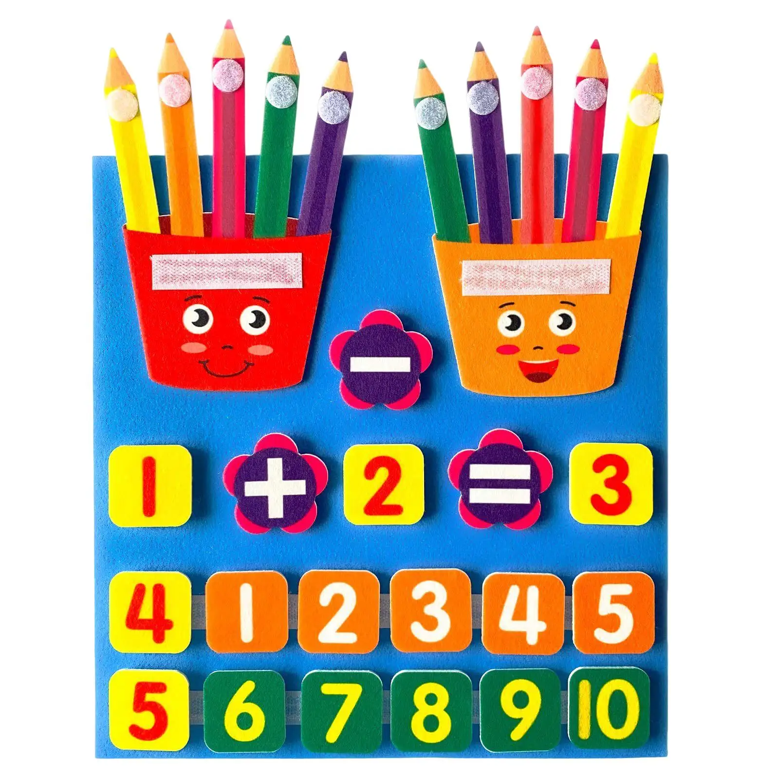Pencil Counters Math Teaching Aids Enlightenment Cognitive for Activity Preschool Toddler
