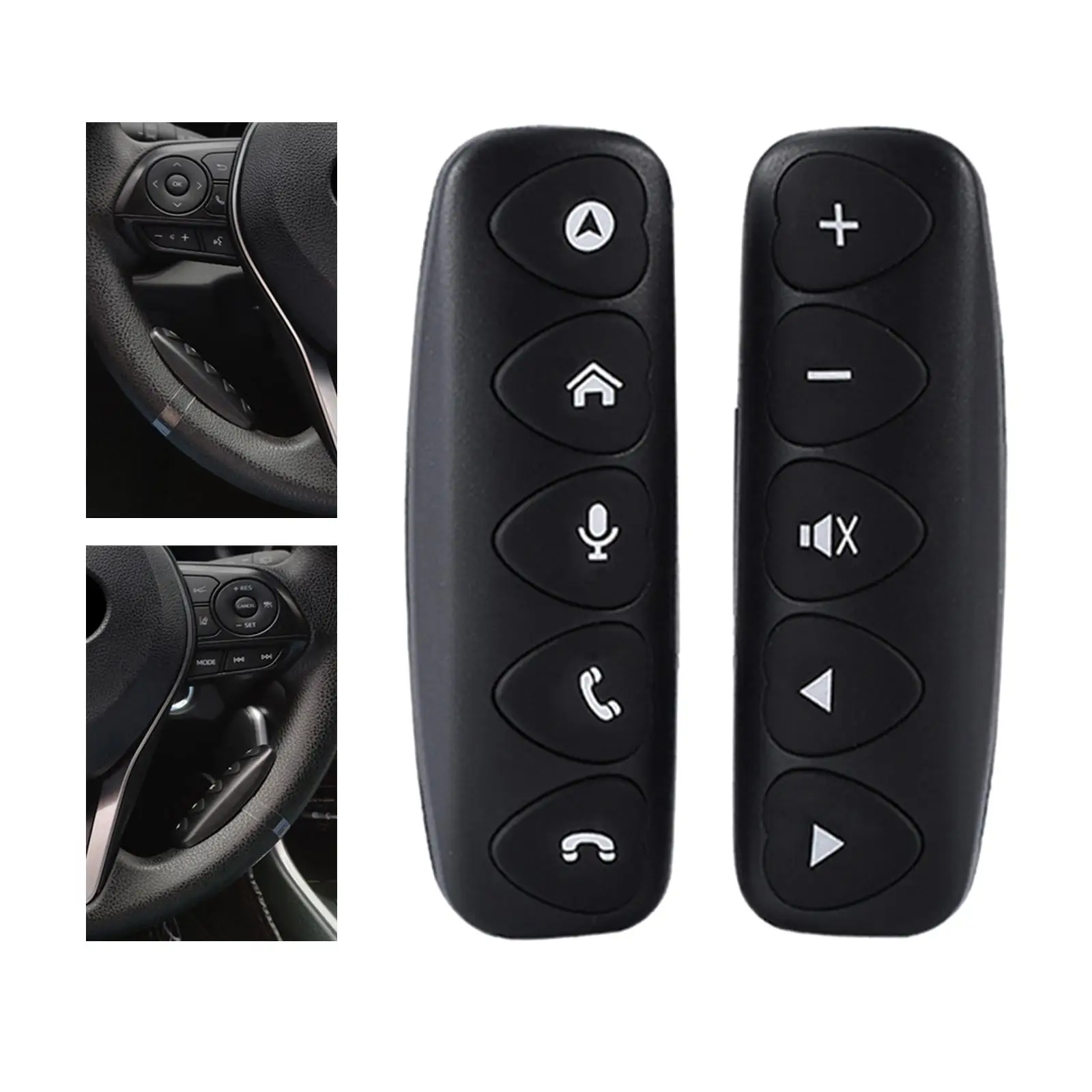 Steering Wheel Controller Backlight Fits for Car Mute Mode