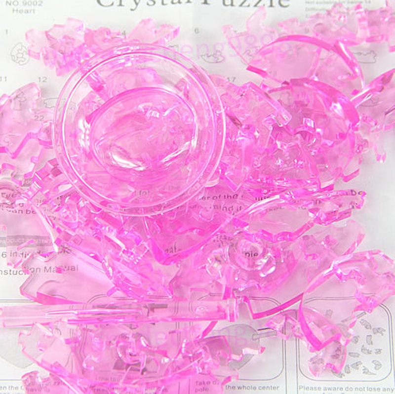 Настольные игры. 3D Crystal Puzzle. Замок ( деталей). Часть 5.