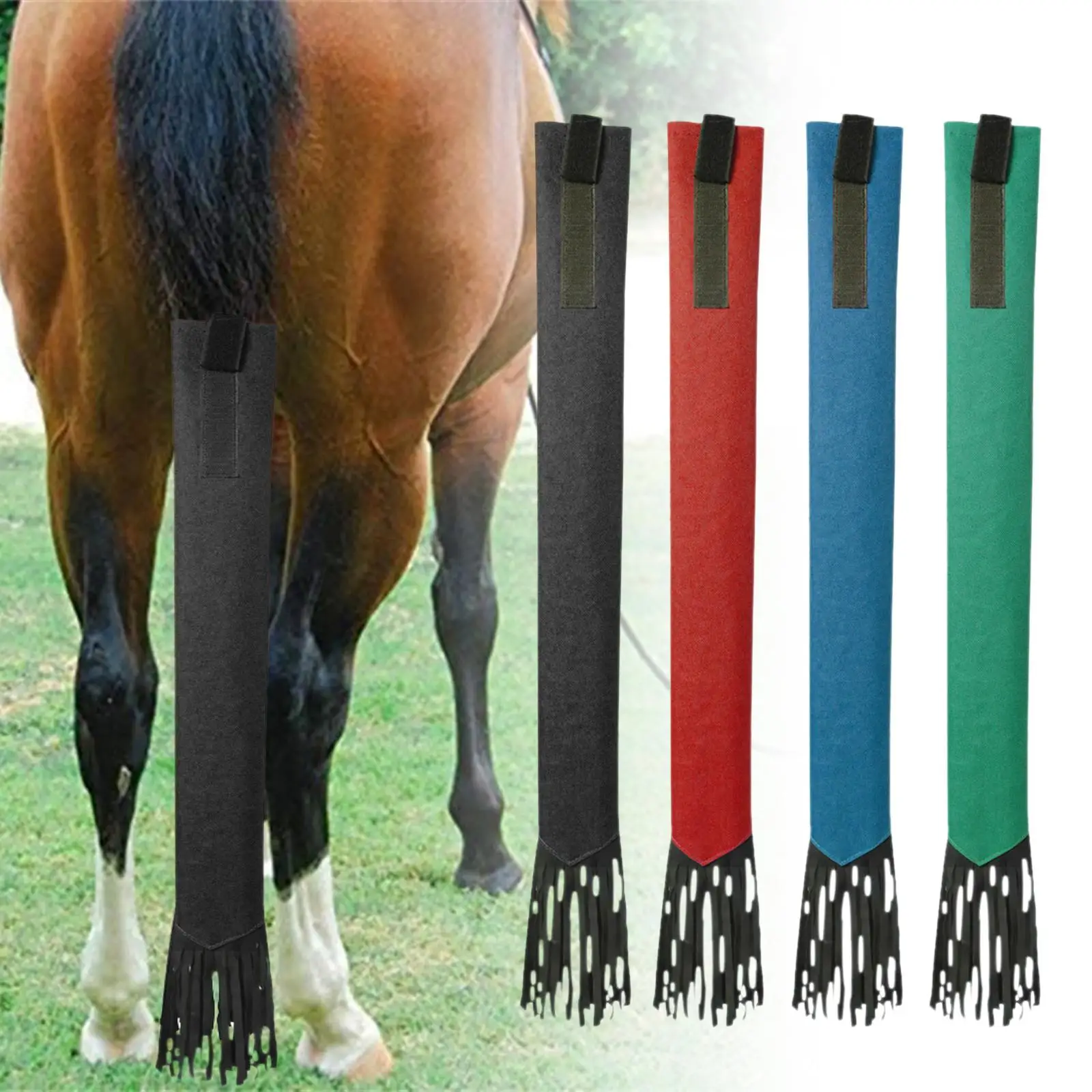  Guard  Keep The Tail Clean Horse Ponytail Non Slip Tail Wrap Tail Decoration for Horse  Equestrian Equipment