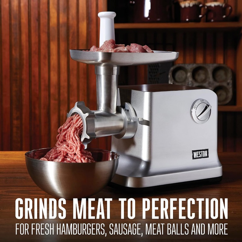 Title 14, Weston Electric Meat Grinder & Sausage Stuffer,...