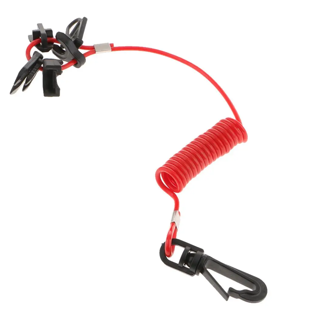 Outboard   Kill Stop Switch & Safety Tether Lanyard for