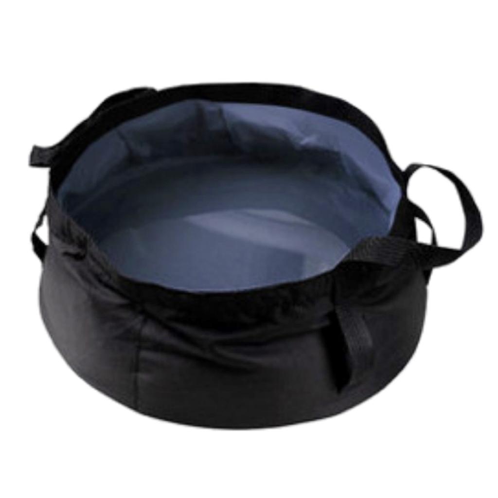 Foldable Bucket Pail Washing Basin Water Container 8.5L for Fishing Travel