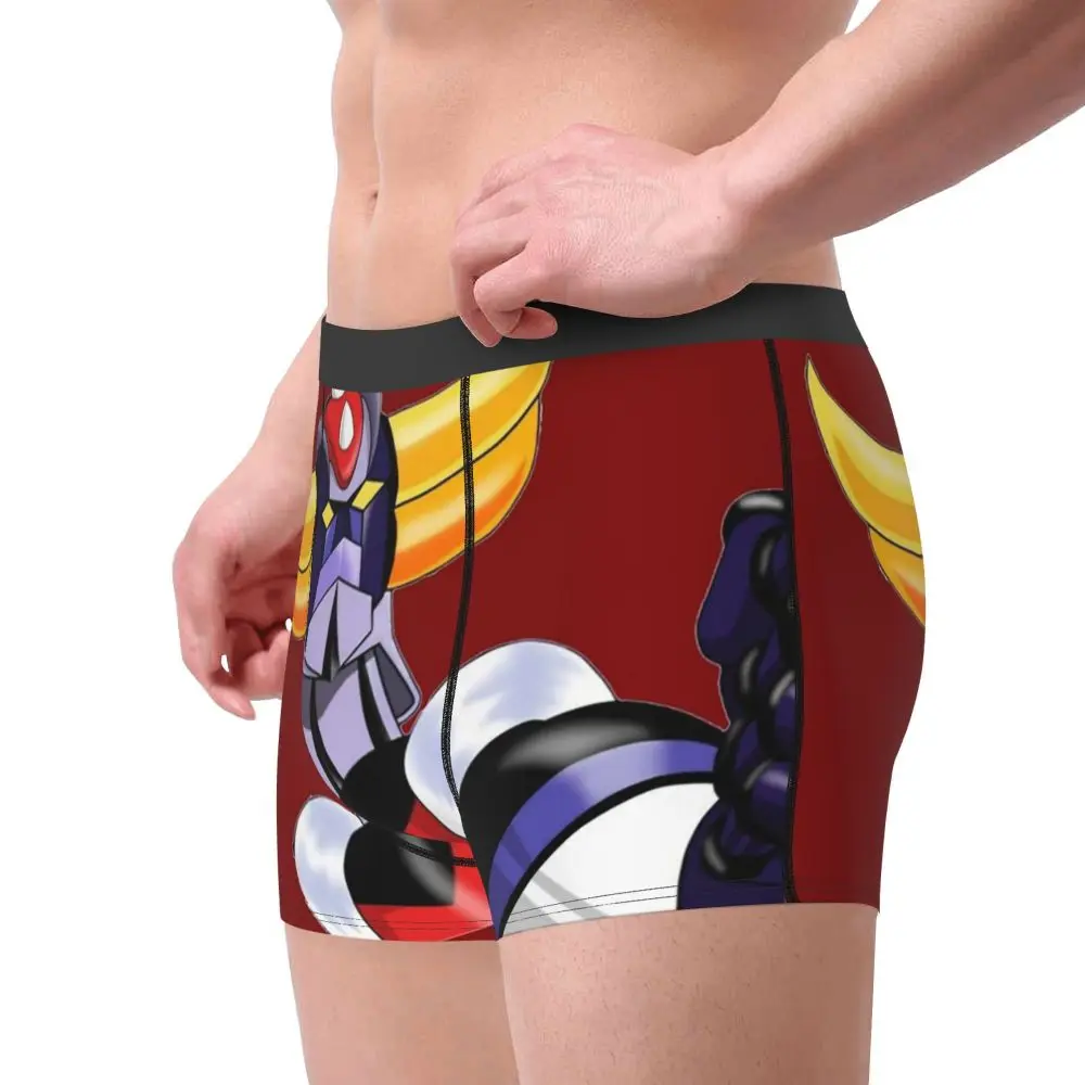 hot mens underwear Sexy Boxer Shorts Panties Man Goldrake Underwear Ufo Robot Grendizer Mazinger Breathable Underpants for Homme mens underwear sale