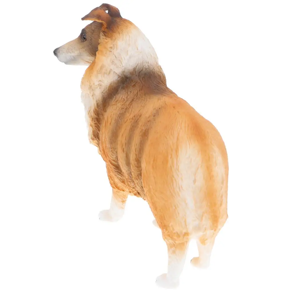 Animal Model Figurines  Gift Home Decor Collie   Dog