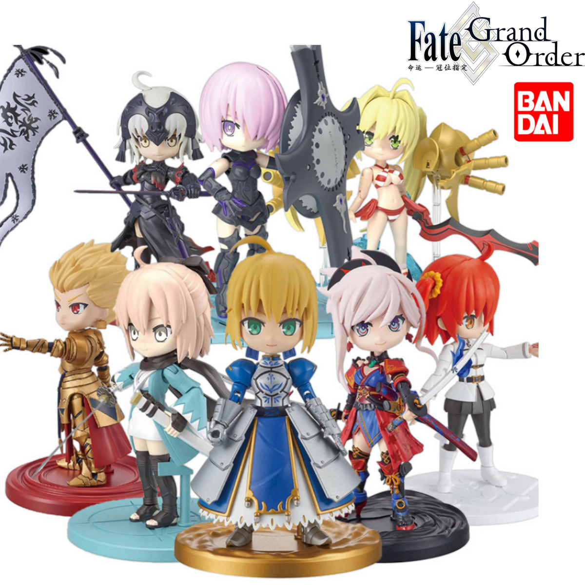 Фигурка героя аниме BANDAI FGO Fate альтер Неро гилганеш аквариа,  коллекционная статуя, кукла, игрушка, подарок на день рождения, настольное  украшение | AliExpress