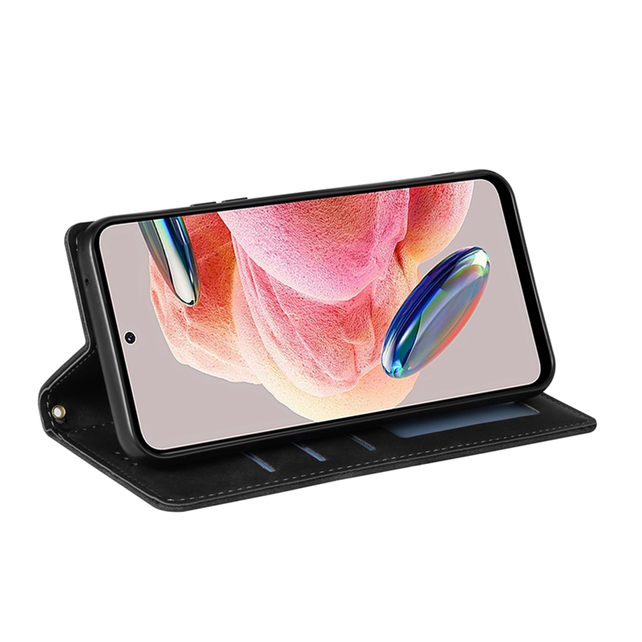Brieftasche Haut-freundliche Karte Slot Stand Magnetische Flip Leder Fall Für Xiaomi Redmi Hinweis 12S 12 Pro plus 11 Pro 11S 10S 9S 8T 7 5 – Detail 25
