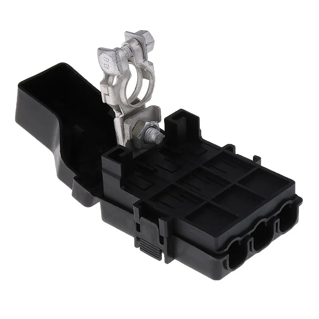 32V Fuse Box Holder Automotive Car Battery 3 Way Screw Down Fuse Box Holder Block Terminals for ANS ANF ANG Fuse