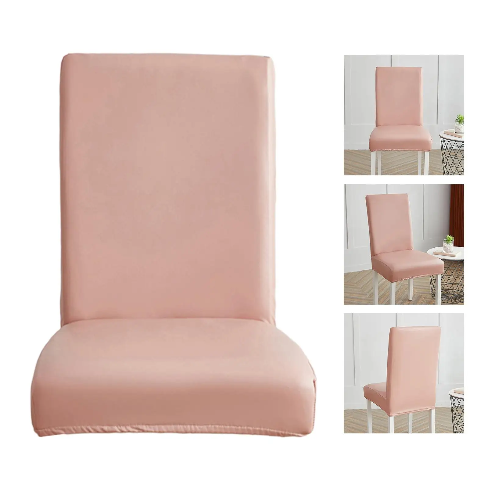 Oilproof Cover, Stretch Cover with Elastic Bottom, Dustproof Removable Seat Cover for Home, Household, Banquet, Dining room