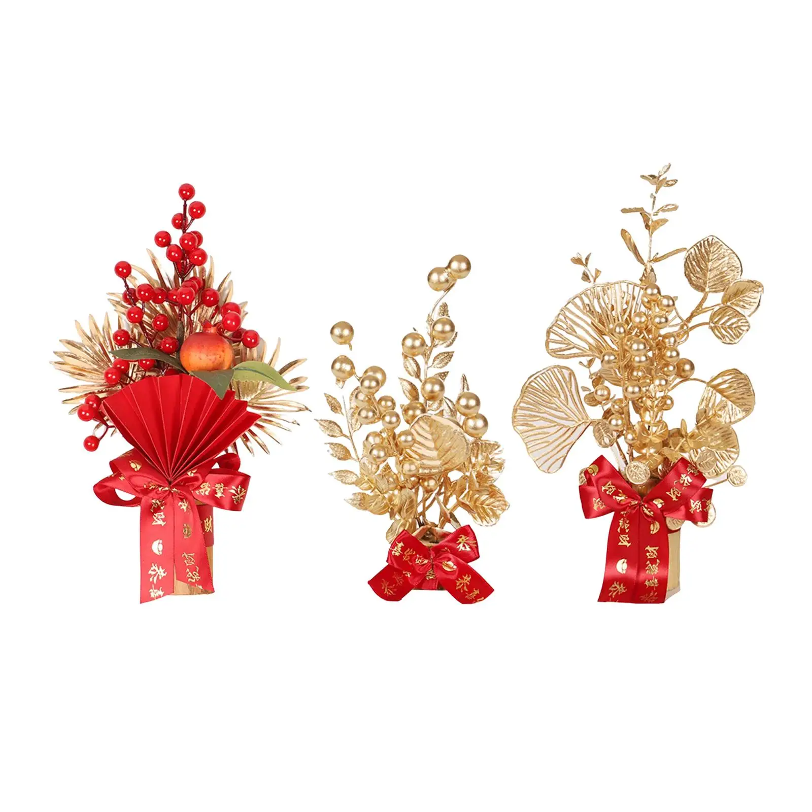 Chinese New Year Decoration Money Tree Ornament Art Crafts Decorative for Shop Table Centerpiece Living Room Party Wedding
