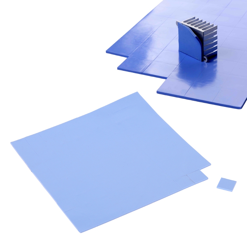 100x100mm Thermal Silicone Pad With A Thickness Of 1mm Non-Conductive Heatsink Cooling Pad, For Laptop CPU GPU_voghion.com