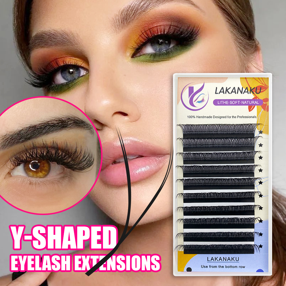 Best of LAKANAKU YY Lashes Bunches Eyelashes Split Tips Lashes Wholesale Vendor Extensions Cashmere Mink Eyelash Extensions YY Cílios Reviews & Tips